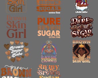 Brown Skin Girl Black History PNG – Melanin Queen