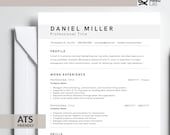 Manager Resume Template ATS Friendly Corporate Professional Word Canva