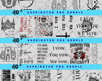 40+ PNG-Dateien der Barrington University, Dark Romance-Download, The Lords BookTok-Sublimation, Design für Erotik-Merchandise, PNG-Dateien