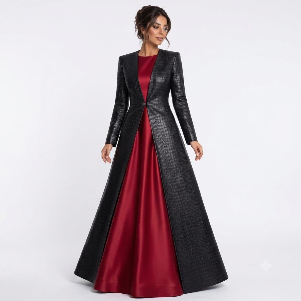 ladies dress and coat ensemble TIKTOK-STYLE