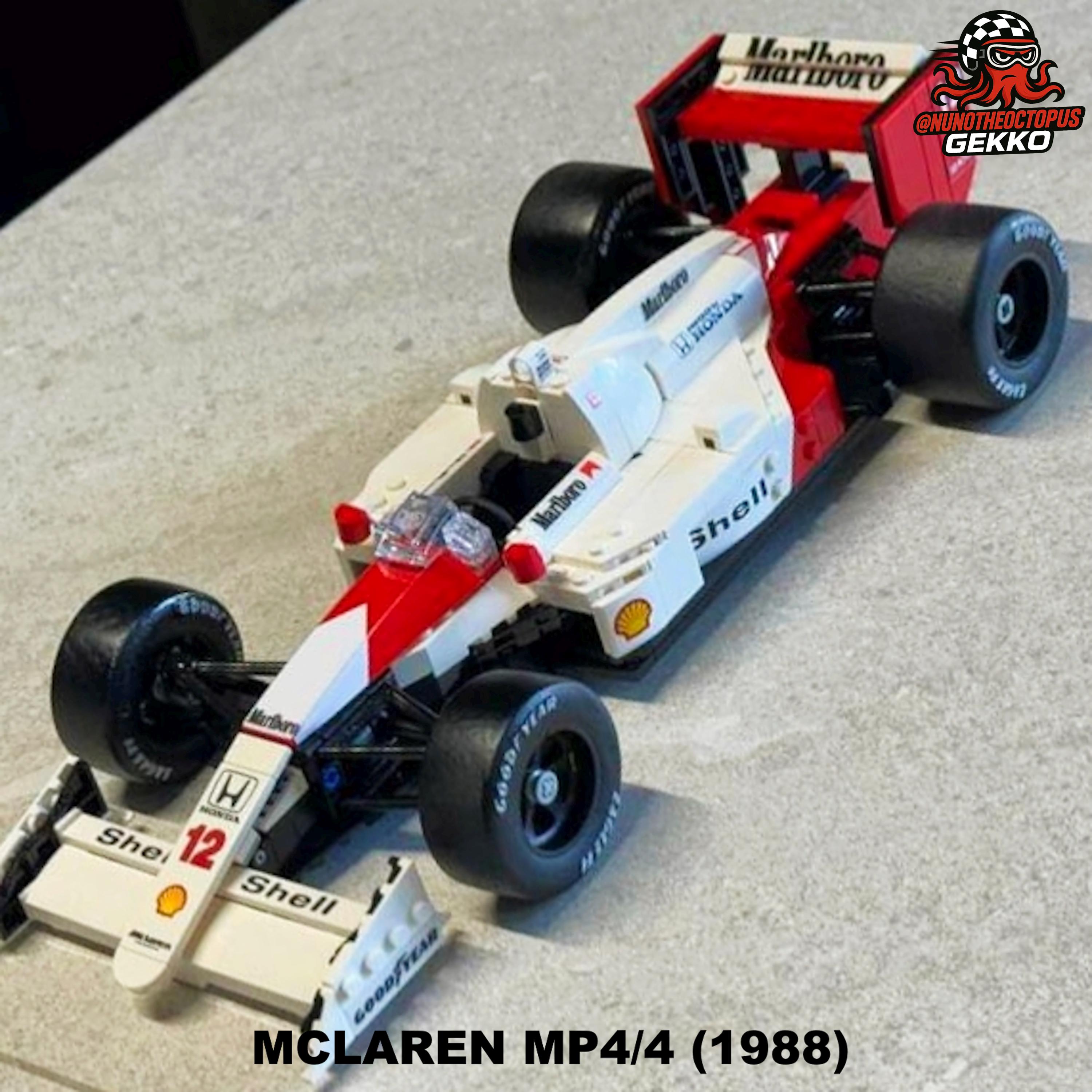 Lego 10330 - Mclaren MP4/4 3D Upgrade Pack (wheels + MOMO Steering