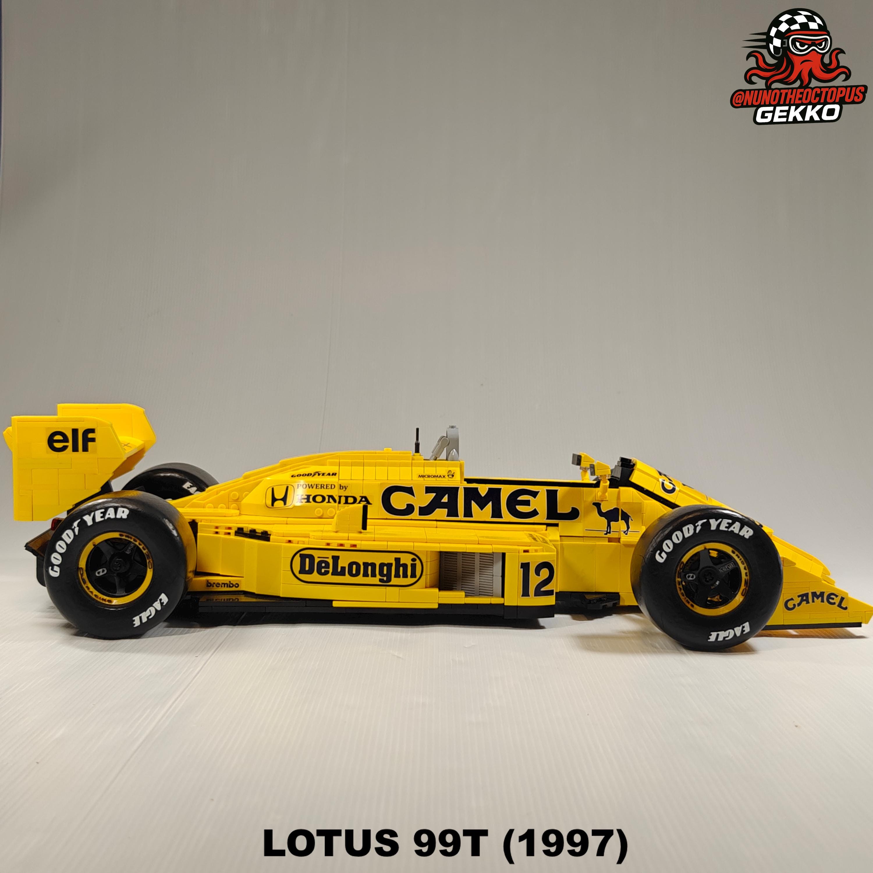 1:8 Lego Lotus 99T 3D Upgrade Pack - MOC-81894 - Ayrton Senna