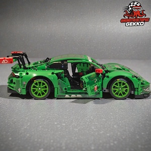 BBS wheels + tires for Lego 42224 - Porsche 911 GT3 R Rexy AO Racing Car (3D printed) image 9