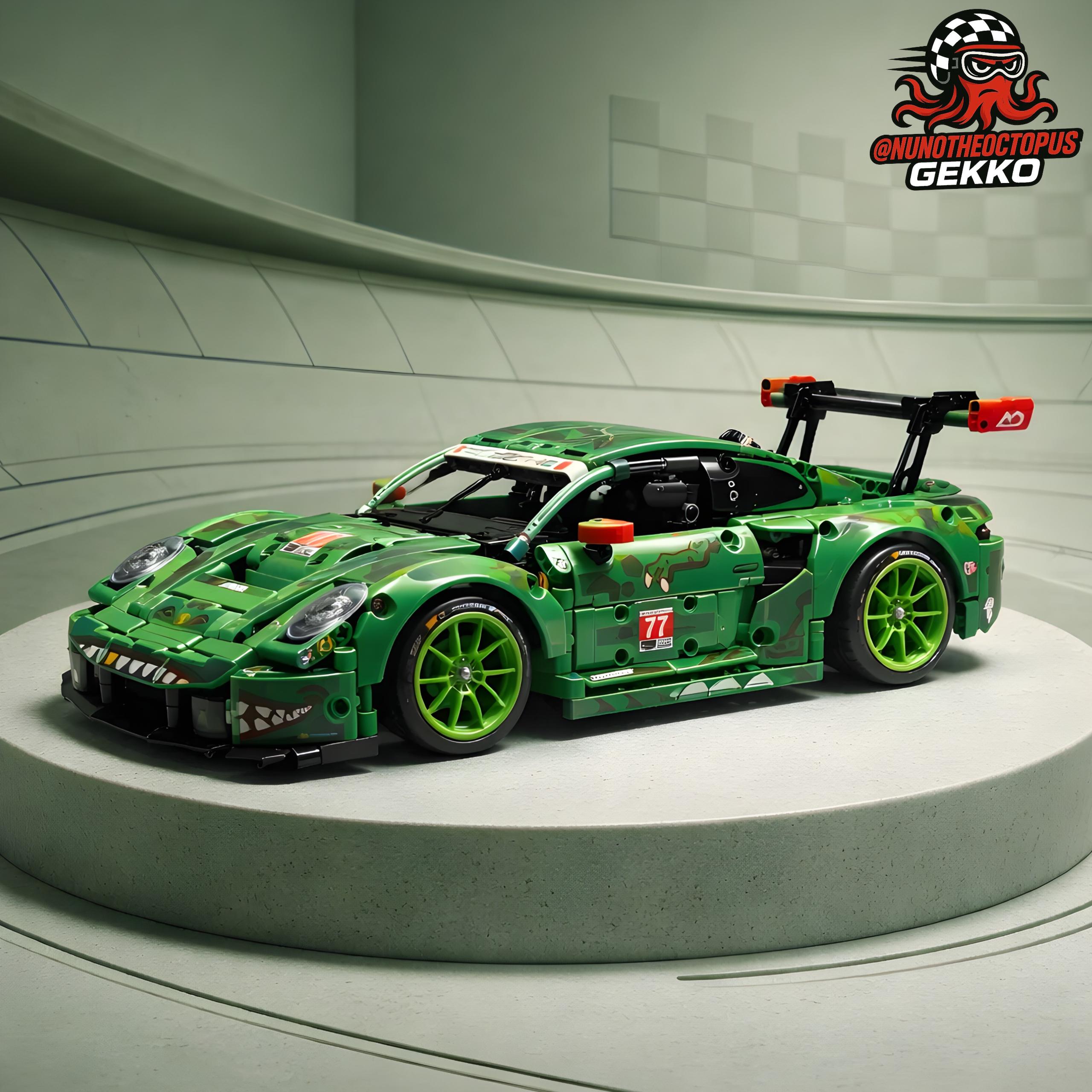 BBS Wheels + Tires for Lego 42224 - Porsche 911 GT3 R Rexy AO