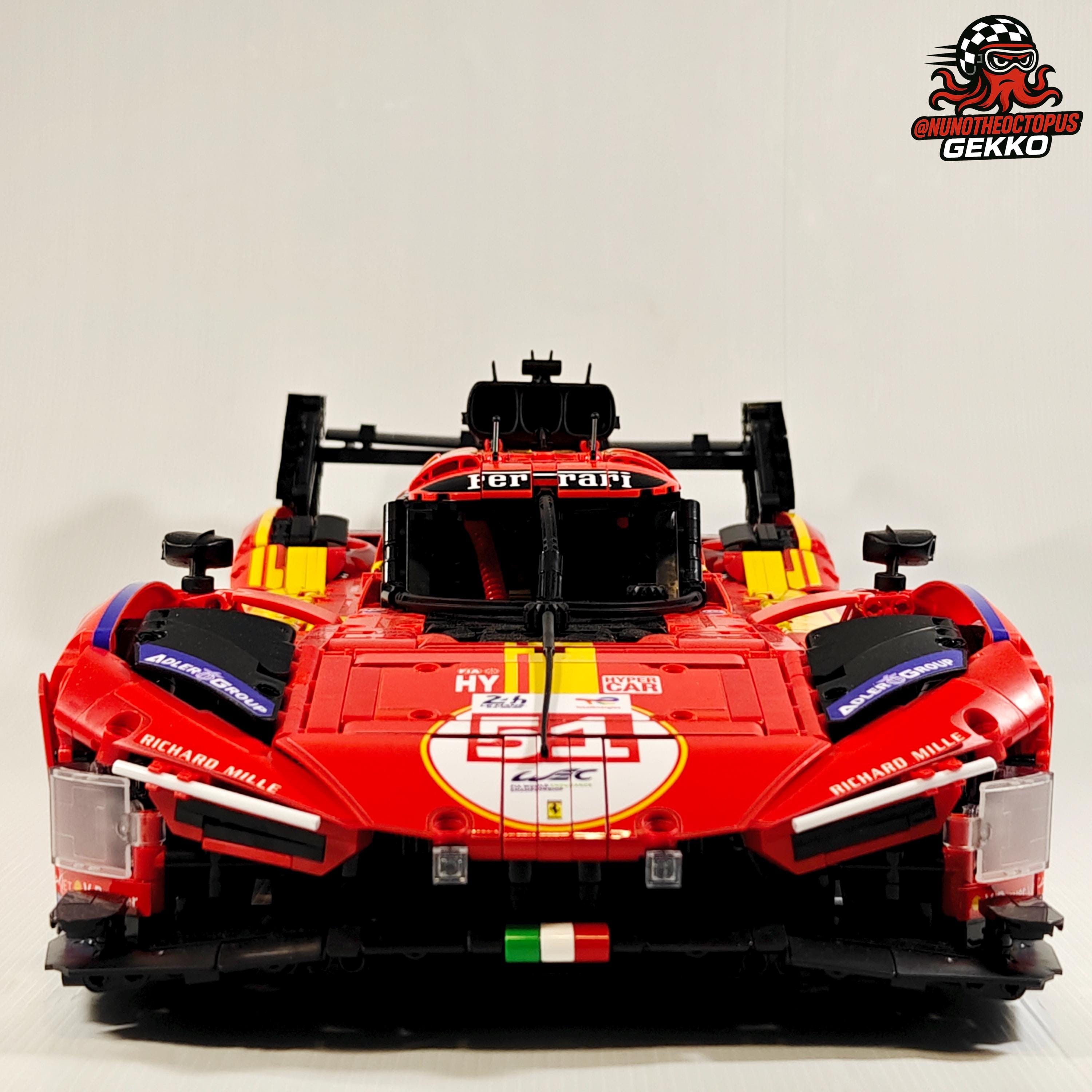1:8 Lego Ferrari 499P Hypercar 2025 #50/#51 3D Upgrade Pack - MOC