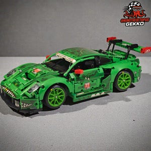 BBS wheels + tires for Lego 42224 - Porsche 911 GT3 R Rexy AO Racing Car (3D printed) image 7