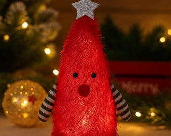 Figura de árbol de Navidad LED • Decoración navideña para interiores y exteriores