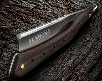 Vintage Rasiermesser | Klassische Stahlrasur | Traditioneller Barbier Rasierer für Herren |