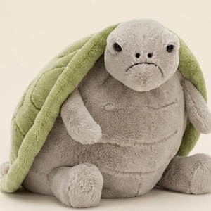 Lindo peluche de tortuga Timmy, suave peluche de tortuga marina, lindo regalo para bebés y niños pequeños, decoración para guardería, acogedor regalo de peluche