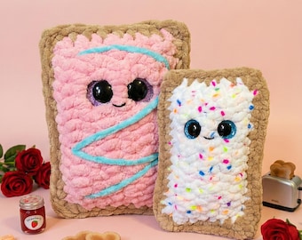 2 in 1 Sweetie Toast Häkelanleitung | Süßer Toast Amigurumi PDF | Kawaii Sandwich Häkelanleitung | Lebensmittel Amigurumi Tutorial