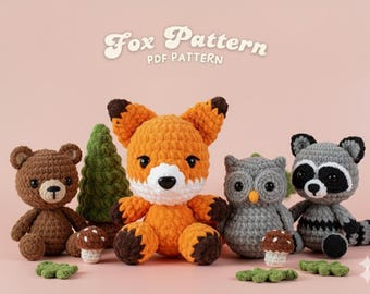 Fuchs-Anleitung: Einfache Amigurumi-Anleitung (PDF-Anleitung)