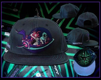 Space Funk Hat Blue (Fitted & Snapback)