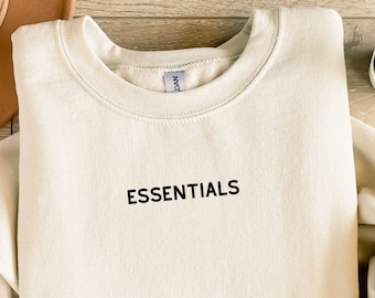 NWT Essentials Hoodie, Black Essentials Pullover, Unisex Oversized Streetwear Hoodie