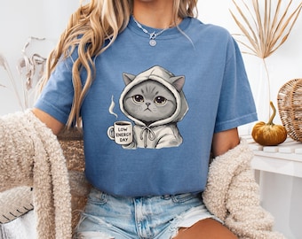 Nope Not Today tee, Cat Mom T-shirt ,Cute Cat Sweatshirt,Black Cat Shirt,Cat Sweatshirt,Womens Funny Sweatshirt,Gift for Cats Lover