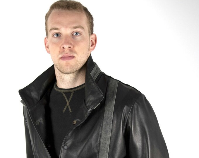 lambskin leather jacket