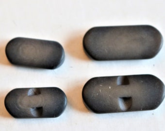 Brown polyester button