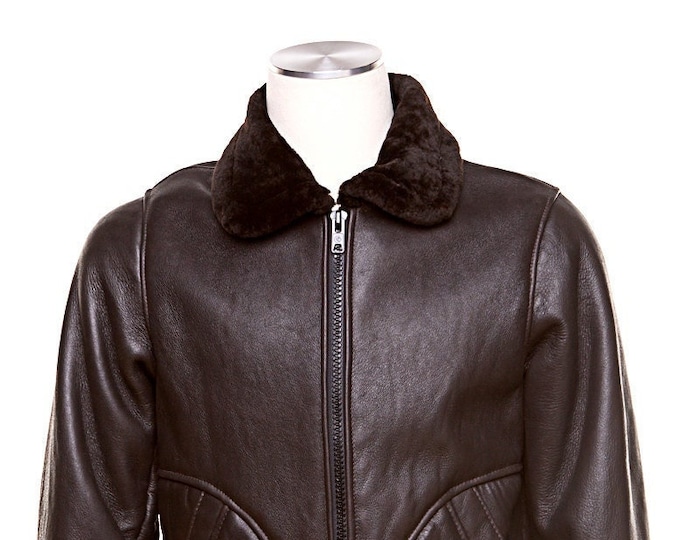 Shearling coat for men
