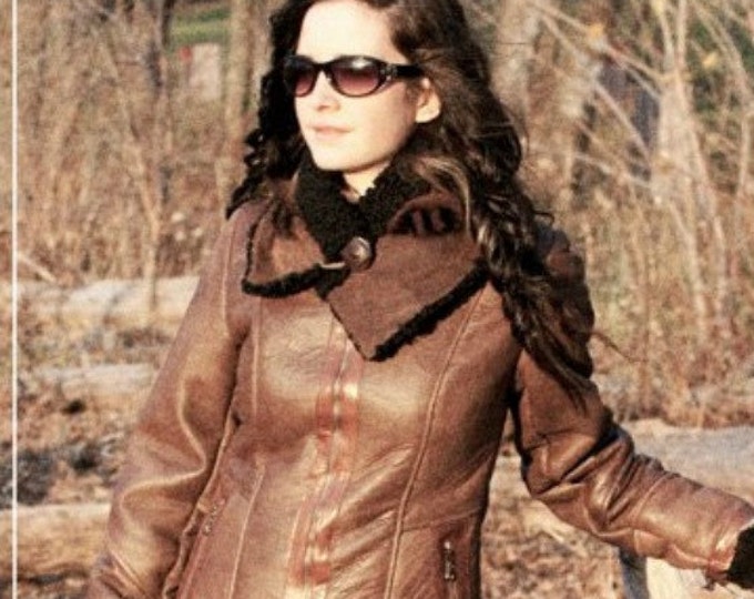 Recycled printed leather and fur