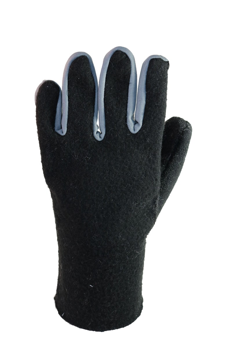 Leather Mitten Gloved Inside Etsy