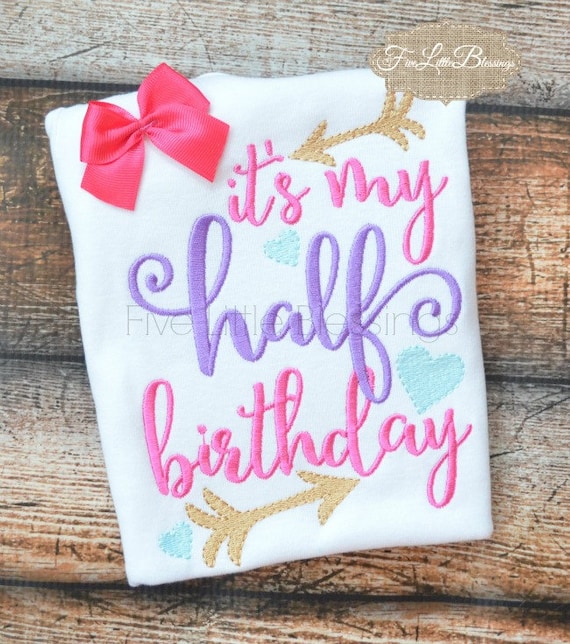Joyeux 6 Mois Anniversaire Anniversaire Demi Fille Demi Etsy Joyeux 6 Mois Anniversaire Anniversaire Demi Fille Demi Etsy