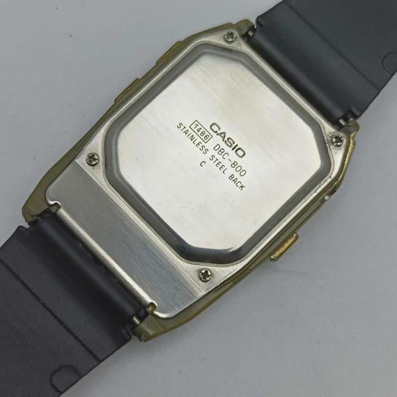 Casio Data Bank 80 DBC-800 Calculator Watch – Vin… - image 9