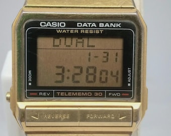 カシオ データバンク DBA-80 ヴィンテージウォッチ 1980年代 / 電話