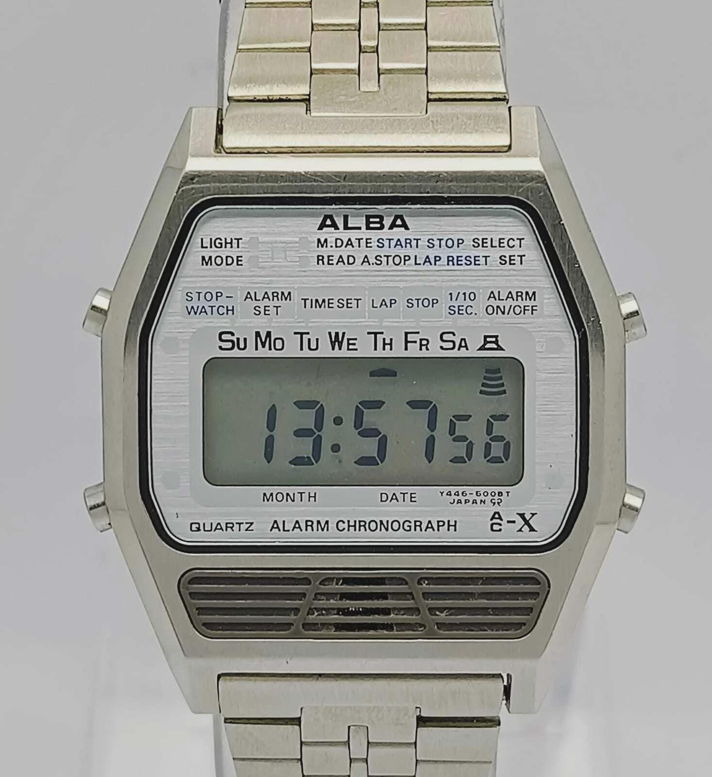 ALBA A020 ボイス＆ゲーム デジタル腕時計 希少 アンティーク Vintage