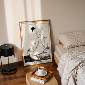 Mystical tarot wall decor representing renewal and faith