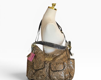 Baby Phat Kimora Lee Simmons-schoudertas met slangenleer – Y2K Fashion