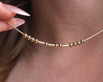 Custom Morse Code Name Necklace, Hidden Message Necklace, Christmas Gift for Her, Mothers Day Gift, Graduation Gift, Birthday Gift for Her