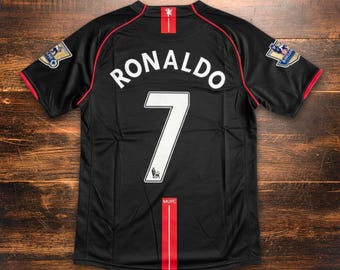 Ronaldo #7 Manchester United 2007-2008 Away jersey | Vintage Football Kit