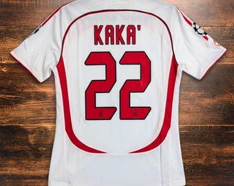 AC Milan Kaká 22 Retro Jersey | 2007 Away Serie A Football Kit