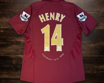 Arsenal 2005/ Henry Highbury Farewell Jersey | Retro Premier League Shirt