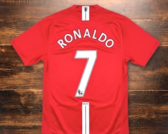 Manchester United Ronaldo 7 Retro Red Jersey | Vintage Football Kit