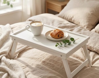 Folding Lap Desk Plan | Bed Tray, Laptop Stand Woodworking (PDF Download)