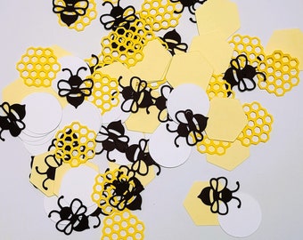 Honey Bee Confetti/ Party Supplies/Happy Birthday / Party /100 Pieces