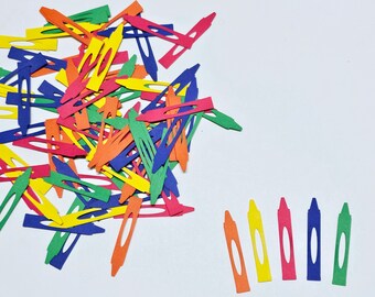 Crayon Confetti/Happy Birthday/Teachers Retirement/School Banquet/ Birthday/ Table Confetti/ Party Supplies/ Birthday/ / 100 Pieces