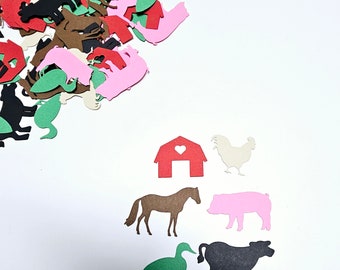 Barnyard Confetti/Happy Birthday/Howdy Birthday/Boys Birthday/Girls Birthday/Birthday Party