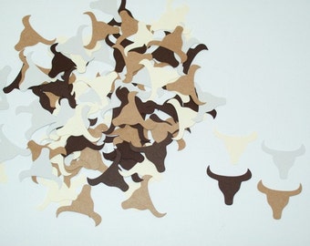 Longhorn Bull Confetti/ Birthday/ Rodeo/ Decoraitng/ Party Supplies/ 100 Pieces