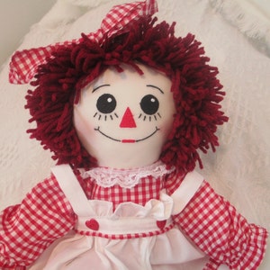 Handmade  Raggedy Ann Doll