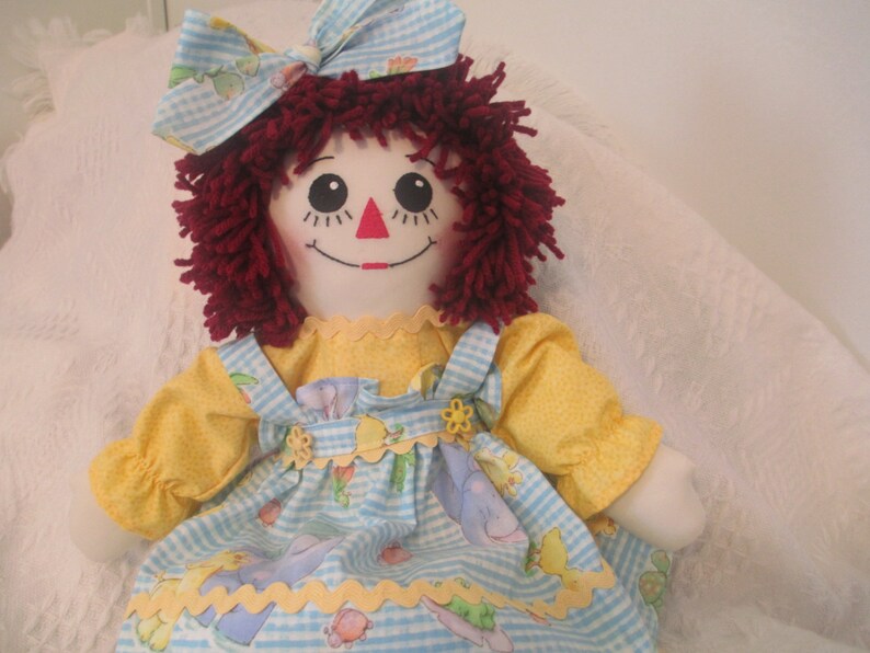 Handmade Raggedy Ann Doll image 3