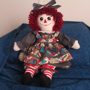 Handmade Raggedy Ann Doll