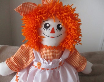 Handmade  Raggedy Ann Doll