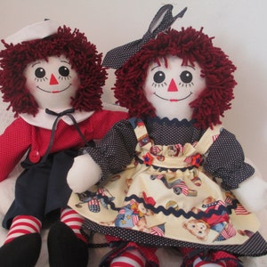 Handmade Raggedy Ann - Andy