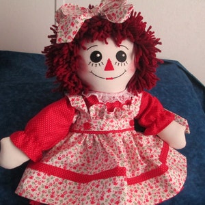 Handmade Raggedy Ann Doll