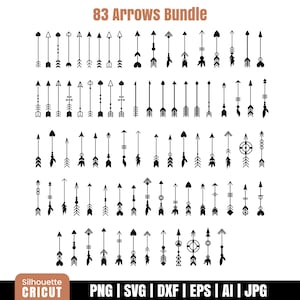 Arrows SVG Bundle, Cricut Cut Files (Digital Download)