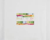 Bella Solids junior layer cake white from Moda fabric 9900JLC 98