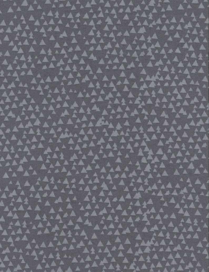Sale Timeless Treasures cotton fabric fun little tonel triangles in grey Fun3776