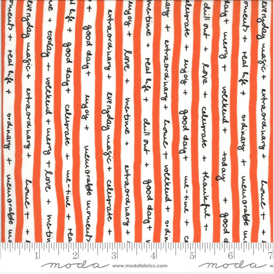 Quotation Cotton Fabric by Zen Chic for Moda Fabric 1732 15 Etsy