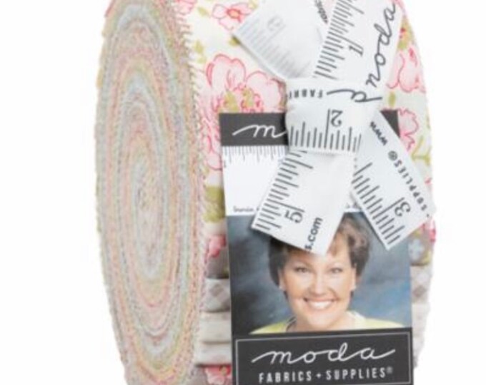 Grace Cotton Jelly Roll by Brenda Riddle for Moda Fabrics - Etsy